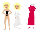 Norma Celebrity Paper Doll