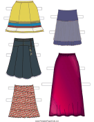 Paper Doll Skirts