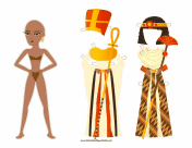 Egyptian Queen Paper Doll