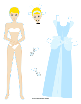 Cinderella Paper Doll paper doll