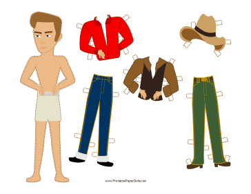 Rebel Celebrity Paper Doll paper doll