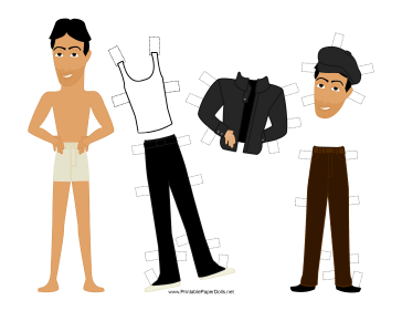 Rocky Celebrity Paper Doll paper doll