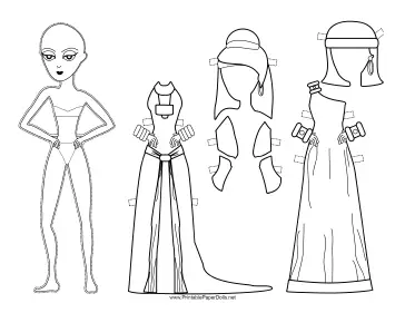 Roman paper hotsell dolls