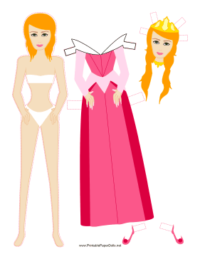 Sleeping Beauty Paper Doll paper doll