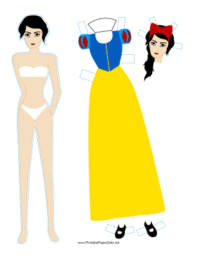 Snow White Paper Doll paper doll