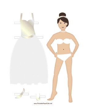 Bride Paper Doll paper doll